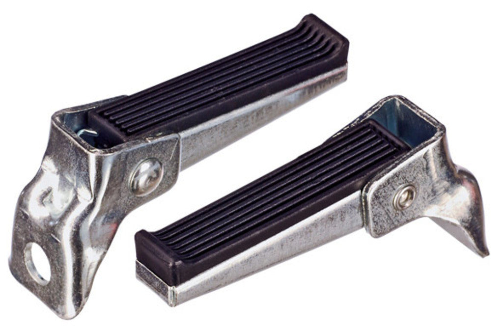 Voetsteun Bobike 1119 - Achter Zilver/Zwart - Per Stel Voetsteun Bobike 1119 - Achter Zilver/Zwart - Per Stel